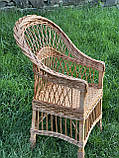 Крісло плетене з лози. Арт: 1344, фото 5