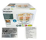 Нова потужна та функціональна сушка для овочів та фруктів Silver Crest SDA 350 A2 із Німеччини з гарантією, фото 7