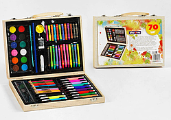 Набір для малювання в стильній валізі, Дитяча валіза для творчості, Валіза для малювання Дитячі набори творчості