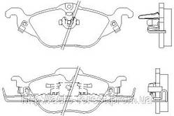 Колодки передні OPEL Astra G.Zafira PROFIT