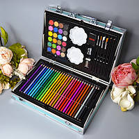 Художній набір для дітей у валізці, Набір для малювання у валізці для дівчинки, Валіза з приладдям для малювання