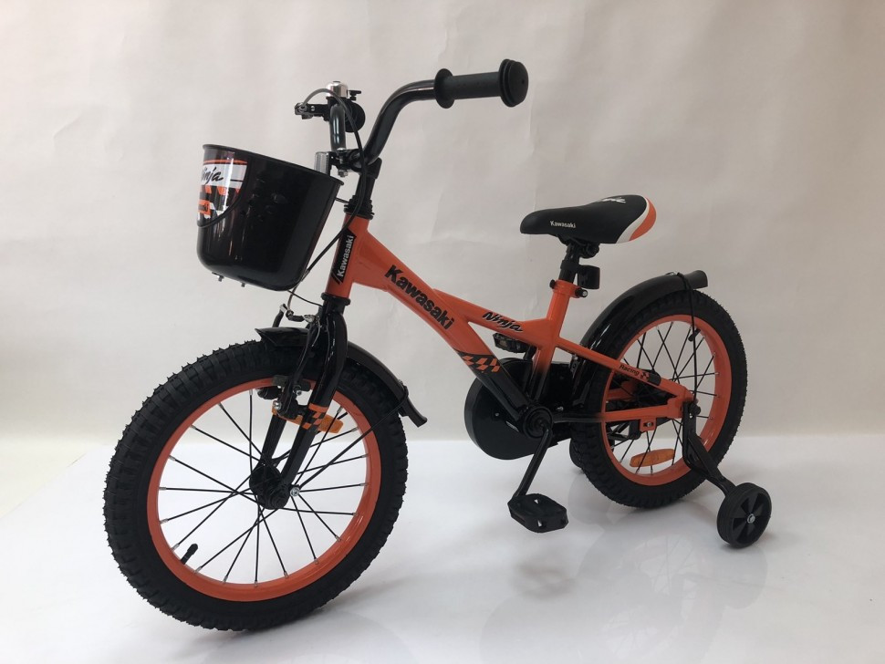 Велосипед дитячий Kawasaki-Ninja K1620/K2020 синій  16''