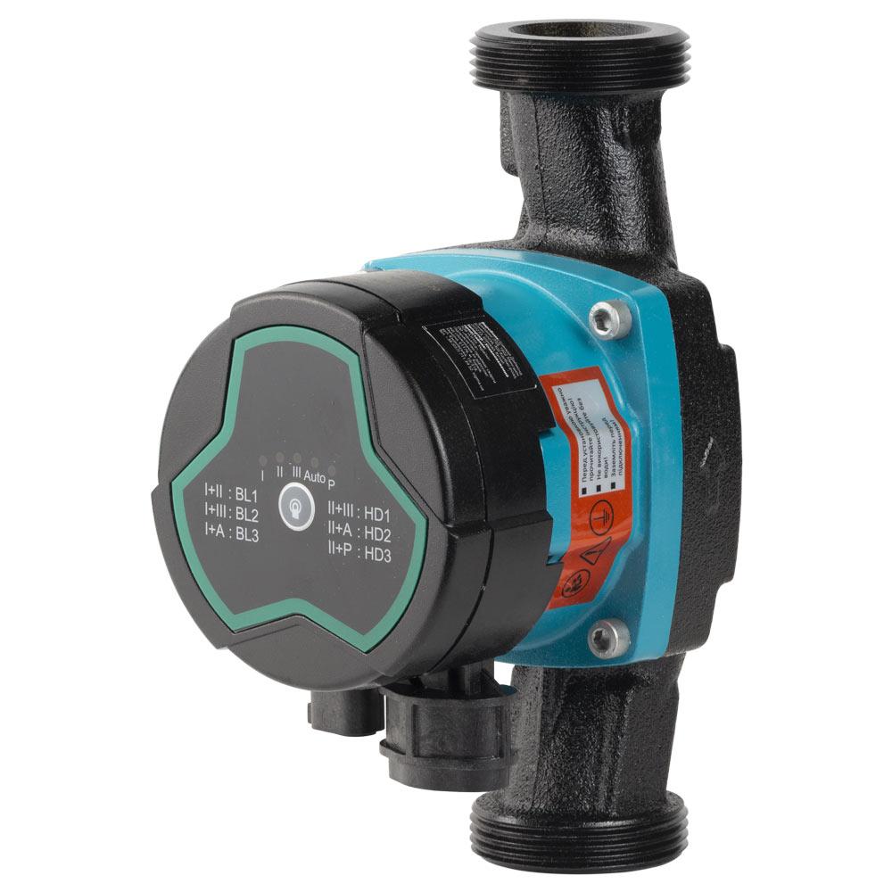 Насос циркуляційний енергоощадний 5-25 Вт Hmax 4 м Qmax 47 л/хв Ø11⁄2" 180 мм + гайки Ø1" AQUATICA GPA25-4/180, фото 1