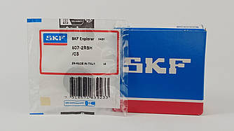 Підшипник 607-2RS-C3 SKF (70-180017) розміри: 7*19*6 кульковий радіальний закритий