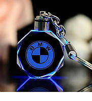 Брелок автомобільний на ключі БМВ GF авто брелок з логотипом BMW з підсвіткою (R050869)