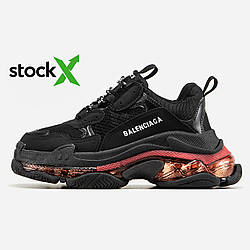 0808 Triple S Black/Red📦 36