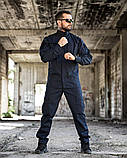 Костюм польовий уставний Форма для ДСНС чорний з карманами ріп-стоп ENDER  ДЛ6225 ТМ, фото 3