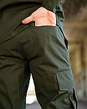 Костюм польовий уставний Форма олива з карманами ріп-стоп ДЛ6225 ТМ, фото 8