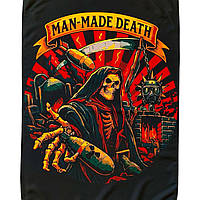 Військовий прапор Man-Made Death 100х70 см з люверсами — флажна сітка