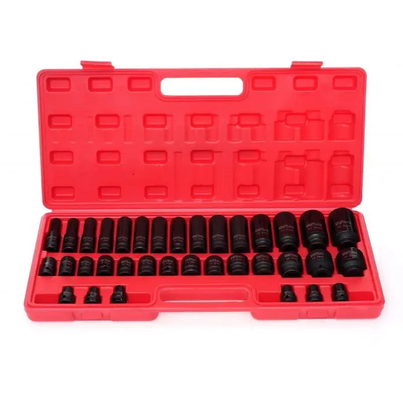 Набір торцевих ударних головок 1/2" (8-32 мм) 35 шт. LEX LXISS36E