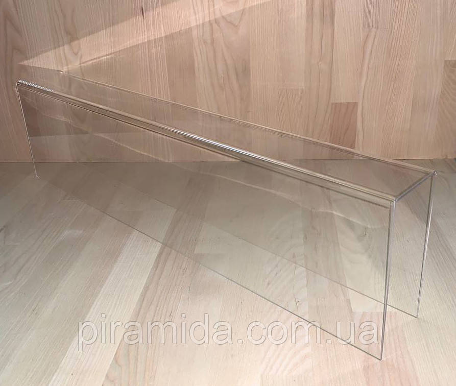 Підставка, гірка під товар на 1 сходинку універсальна акрил 3 мм, фото 1