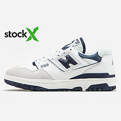0804 New Balance 550 White/Blue 36