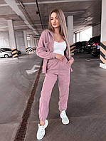 Жіночий вельветовий костюм сорочка та штани