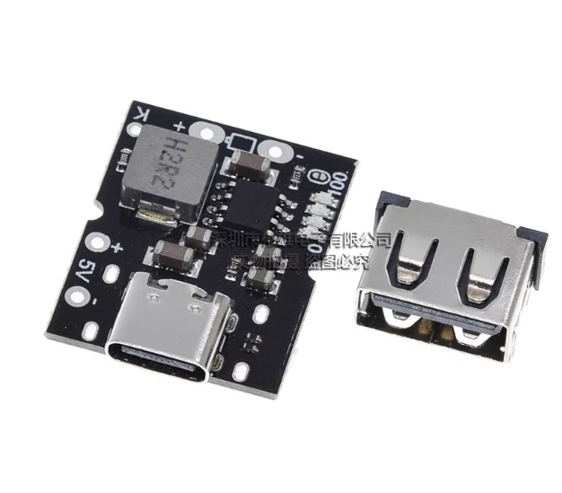 Плата powerbank 5V2A, usb Type-C, сумісна з літієвой батареєю 4,2/4,35, фото 1