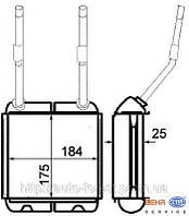 Радіатор печниці Opel Vectra A HELLA