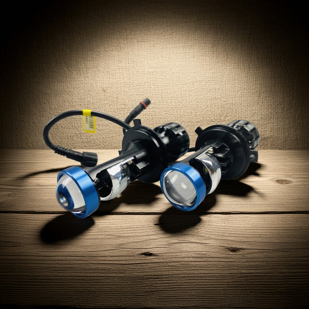 Світлодіодні лінзи для фар ближнього та дальнього світла автомобіля, фото 1