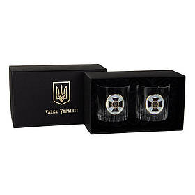 Келихи для віскі Служба Безпеки, кришталь | Подарунок захиснику, Boss Crystal
