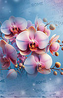 Пакет для подарунка гігант вертикальний "Орхідея" 30х40х12 см