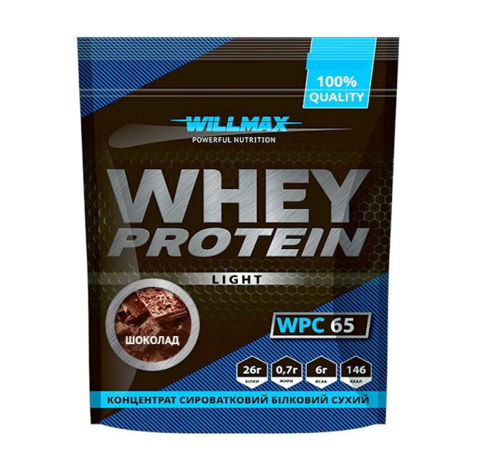 Протеїн Whey Protein 65 Willmax Шоколад 1000 г, фото 1