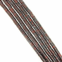 Яшма червона намистини з каменю шайба 4,5х1,5 мм +-39 см 240 шт.