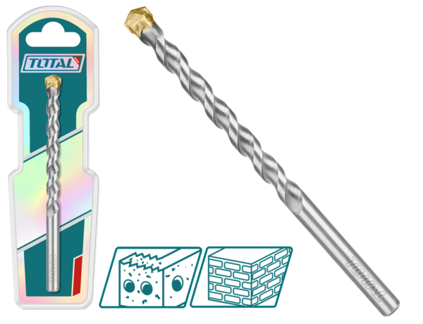 Акс.інстр TOTAL TAC260820 свердло по бетону 8x200мм  TZP132, фото 1