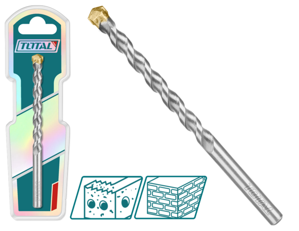 Акс.інстр TOTAL TAC261215 свердло по бетону 12x150мм  TZP141, фото 1