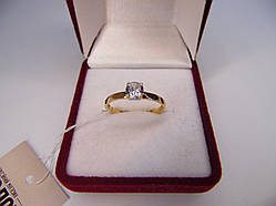 Золоте жіноче кільце. Розмір 18