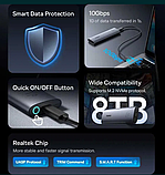 Baseus SSD кишеня/кишеня M2 NVME/SATA + USB у комплекті, фото 5