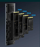 Baseus SSD кишеня/кишеня M2 NVME/SATA + USB у комплекті, фото 6
