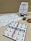 Дерев'яна розвивальна гра "Геоборд", математичний планшет 5х5 кілочків (14х14см), фото 7