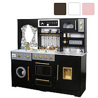 Кухня дитяча дерев'яна AVKO Равенна ігрові + звукові світлові ефекти + аксесуари для дітей R_2474