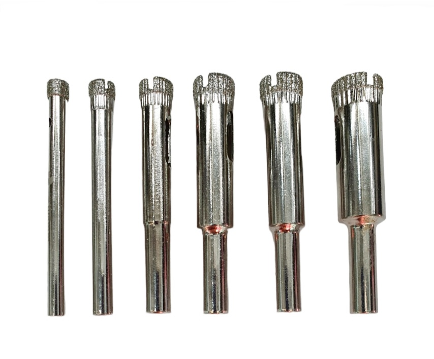 Алмазна гальванічна коронка для керамограніту, кераміки, мармуру d 10 мм