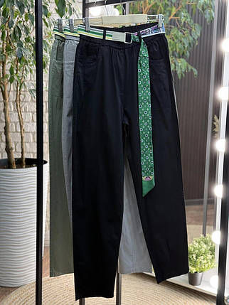 Шикарні жіночі штани, ткань "Стрейч+Коттон" 48, 50, 52, 54, 56, 58 розмір 48, фото 1