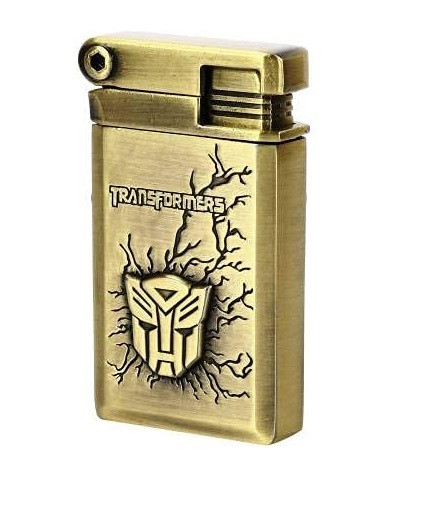 Сталева газова вітрозахисна запальничка Transformers., фото 1