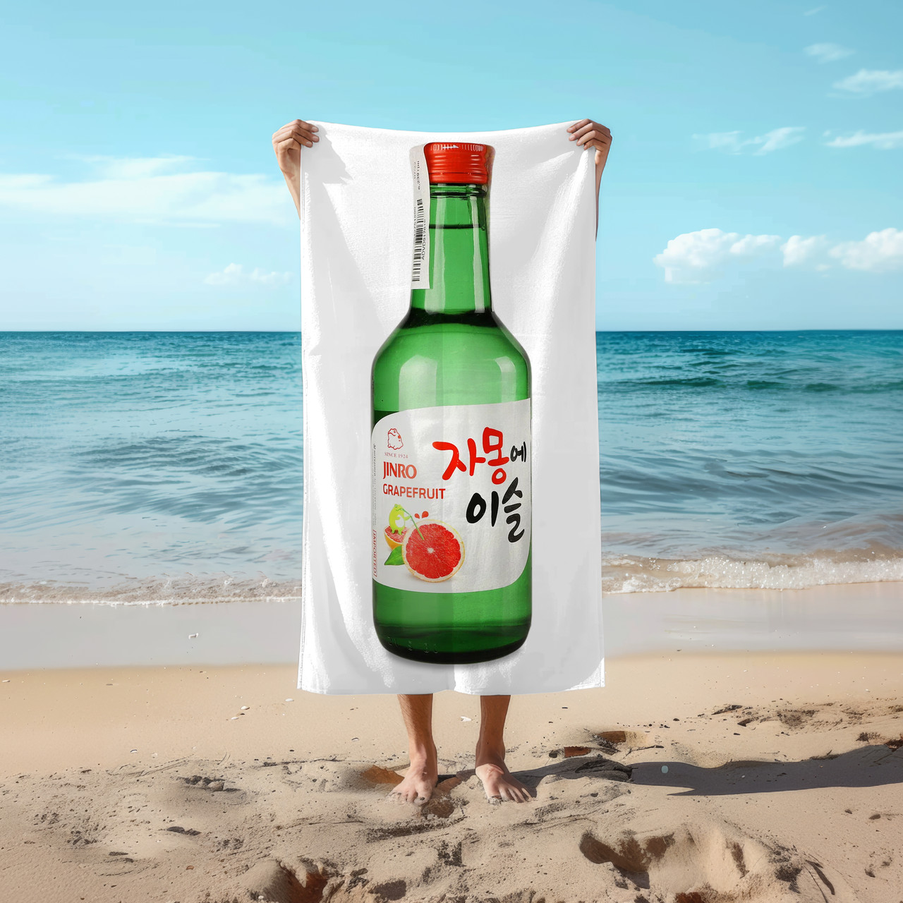 Рушник 78*140 см Соджу Jinro Grapefruit Soju грейпфрут, 0,36л