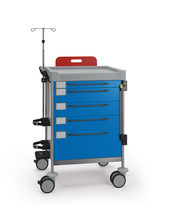 Медичний візок для невідкладної допомоги 1272 B, фото 1