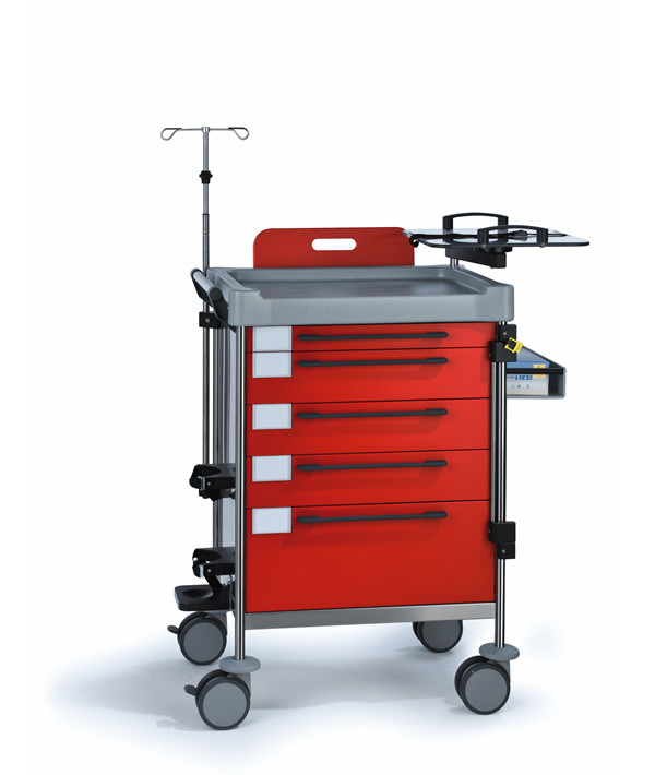 Медичний візок для невідкладної допомоги 1296 R, фото 1