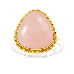 Морганіт Берил срібна каблучка, 0536ЛМ