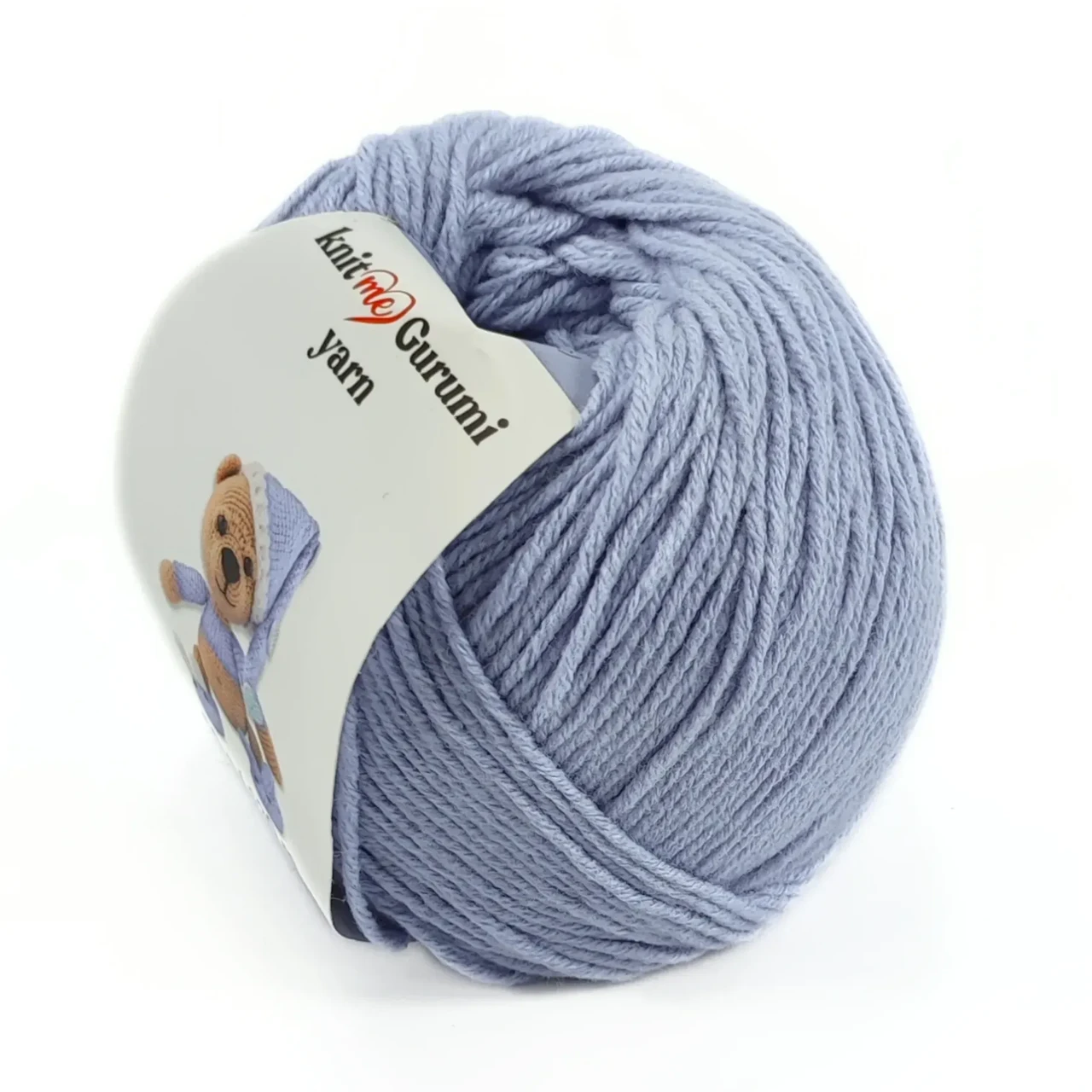 Пряжа Gurumi Yarn/Гурумі Ярн, блакитний КА2002, Knit Me, фото 1