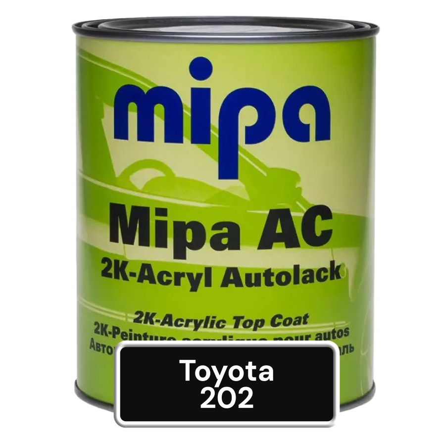 Акрилова фарба для авто MIPA Toyota 202 AC 1 л (без затвердника), фото 1