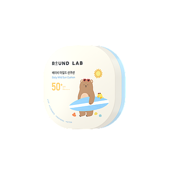 Дитячий сонцезахисний кушон ROUND LAB Baby Mild Sun Cushion