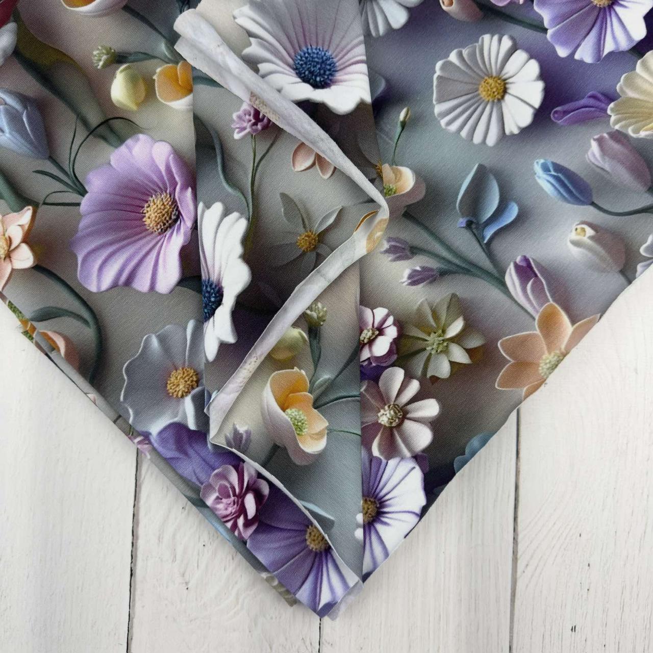 Стрейч кулір принт "Ризнотрав'я" — 180 см (диджтал)