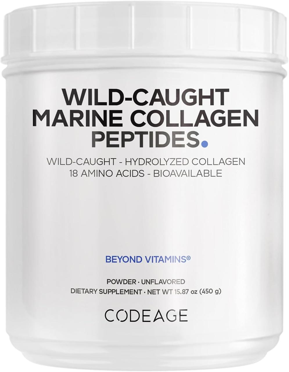 CodeAge Wild Caught Marine Collagen Peptides / Морський колаген пептиди 450 г