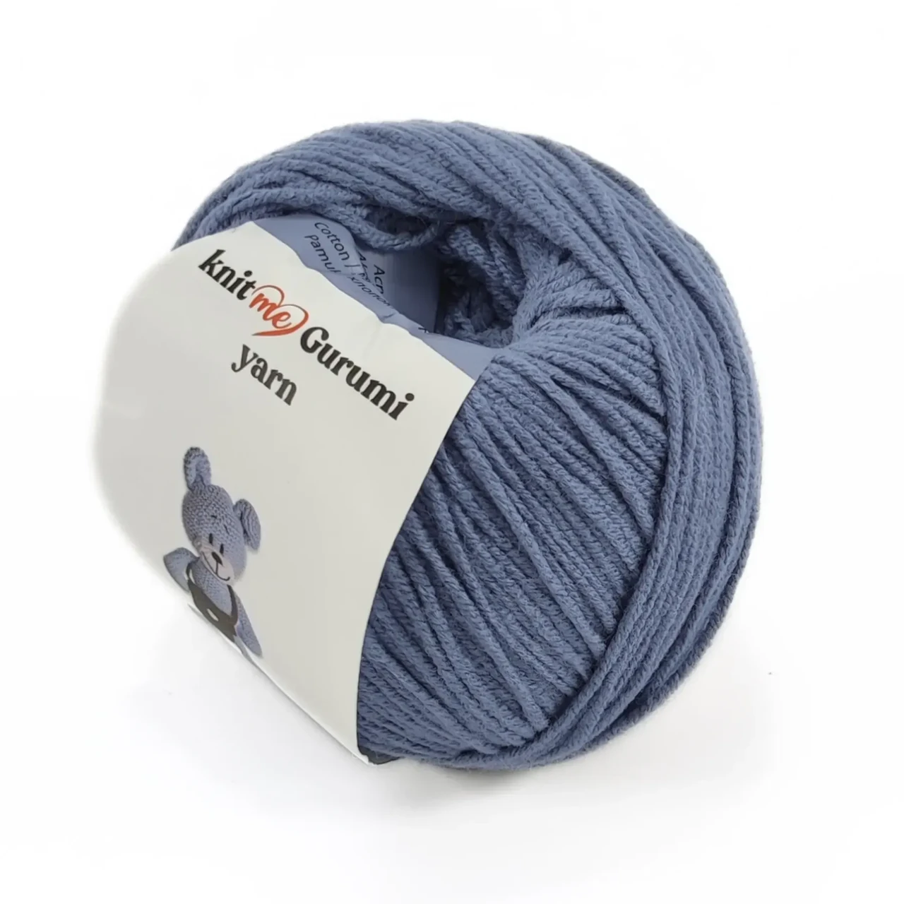 Пряжа Gurumi Yarn/Гурумі Ярн, джинс КА2005, Knit Me, фото 1