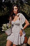 Жіноче літнє плаття з мусліну на бретелях зав'язках з акцентом на грудях (р. 42-46) 4036097, фото 9