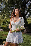 Жіноче літнє плаття з мусліну на бретелях зав'язках з акцентом на грудях (р. 42-46) 4036097, фото 2