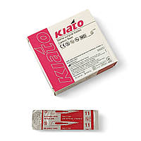 Лезо для скальпеля розмір 11 Kiato з вуглецевої сталі 100шт/уп