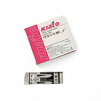 Лезо для скальпеля розмір 22 Kiato з вуглецевої сталі 100шт/уп