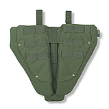 Захист паху (напашник) потрійний Kiborg з балістичним пакетом 1 клас захисту Militex Khaki, фото 4