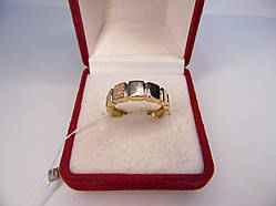 Золоте жіноче кільце. Розмір 18,5